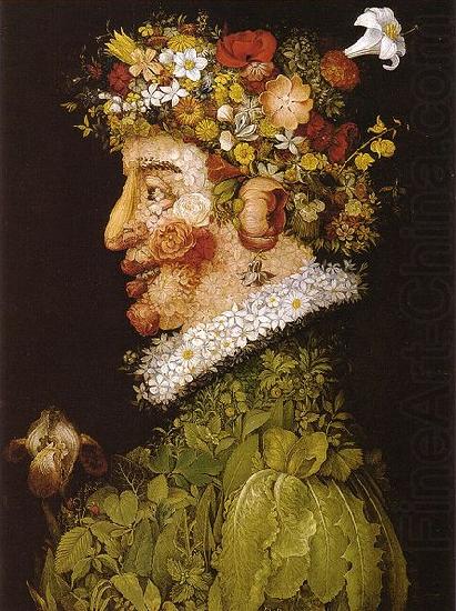 The Spring, Giuseppe Arcimboldo